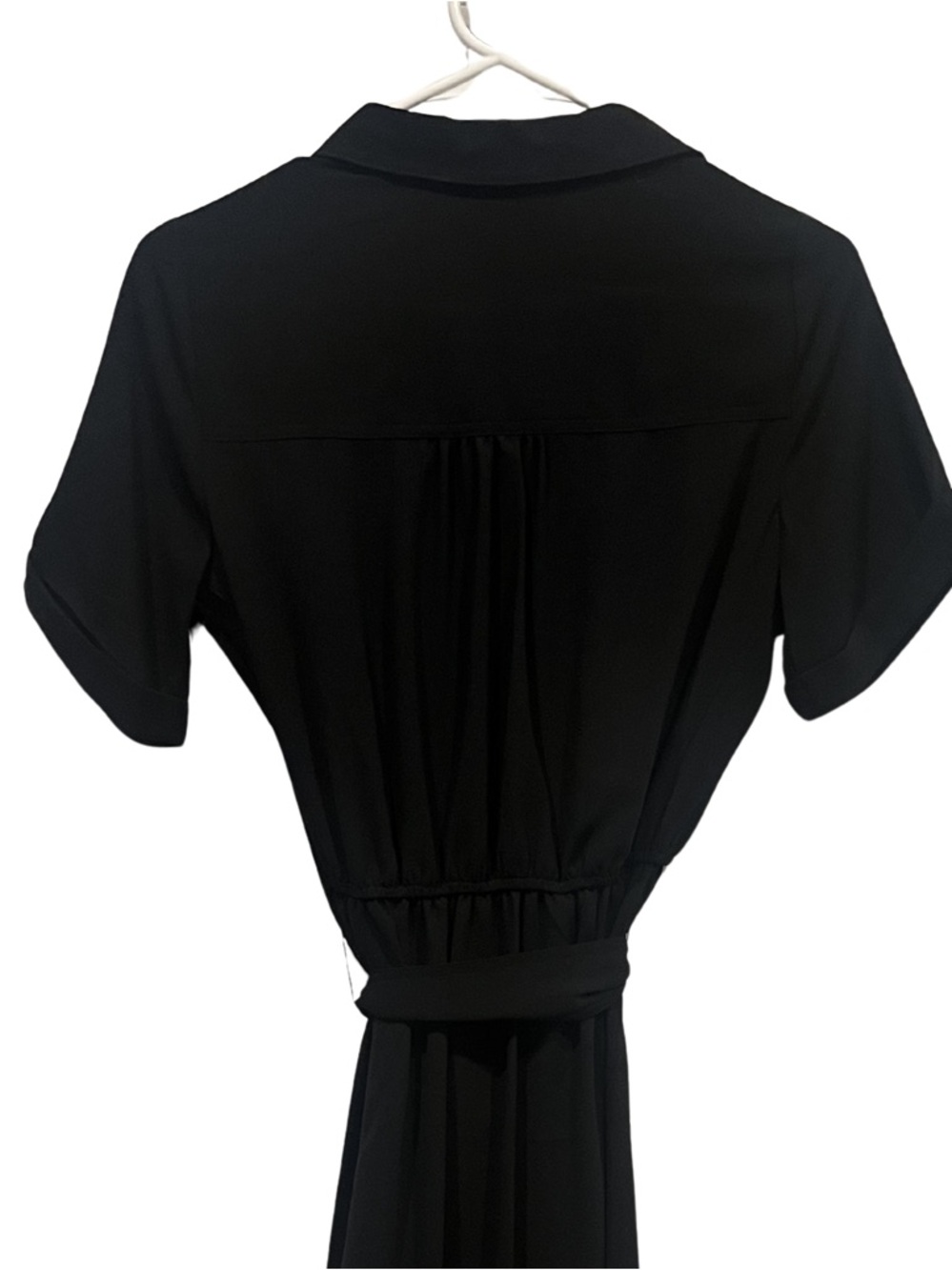 NWT Utility Button Front Shirt Dress with Waist Tie | Ophelia Roe | Size Small - Picture 4 of 8